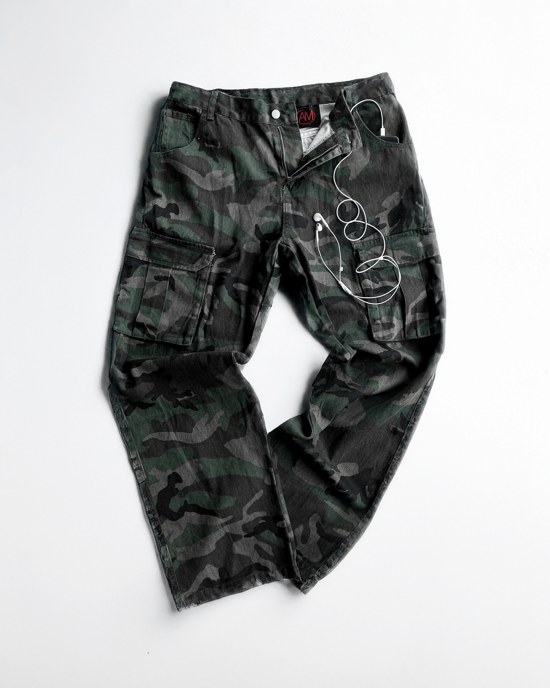 AFTER MIDNIGHT JEANS - DEEP CAMO (one - of - one) - THREE AM® Store