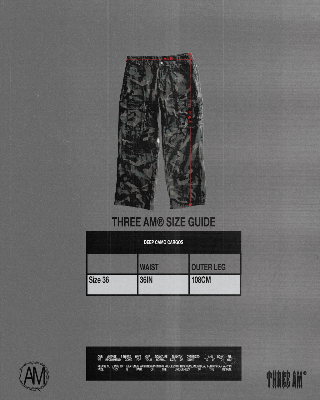 AFTER MIDNIGHT JEANS - DEEP CAMO (one - of - one) - THREE AM® Store