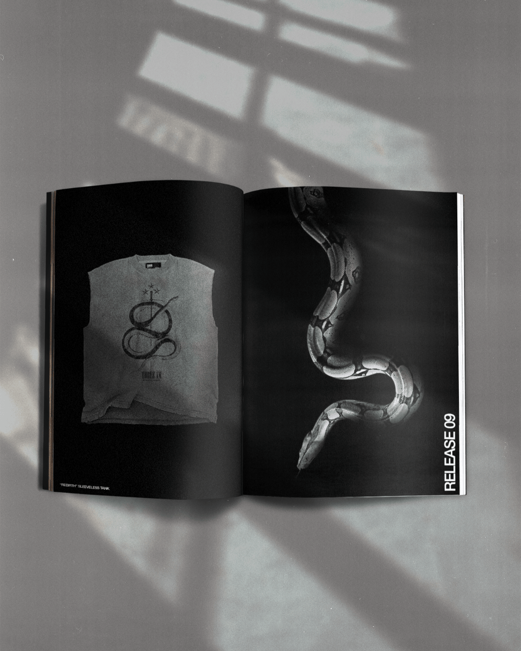 REBIRTH Sleeveless Tank - VINTAGE GREY - THREE AM® Store