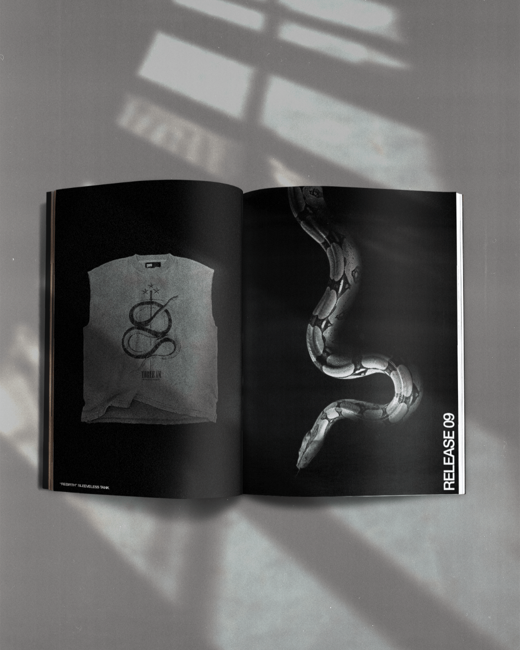 REBIRTH Sleeveless Tank - VINTAGE GREY - THREE AM® Store