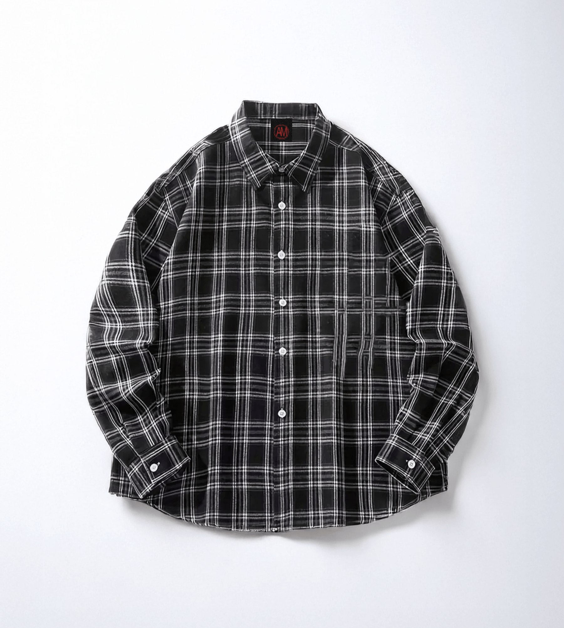 SIGNATURE FLANNEL SHIRT - DARKNESS - THREE AM® Store
