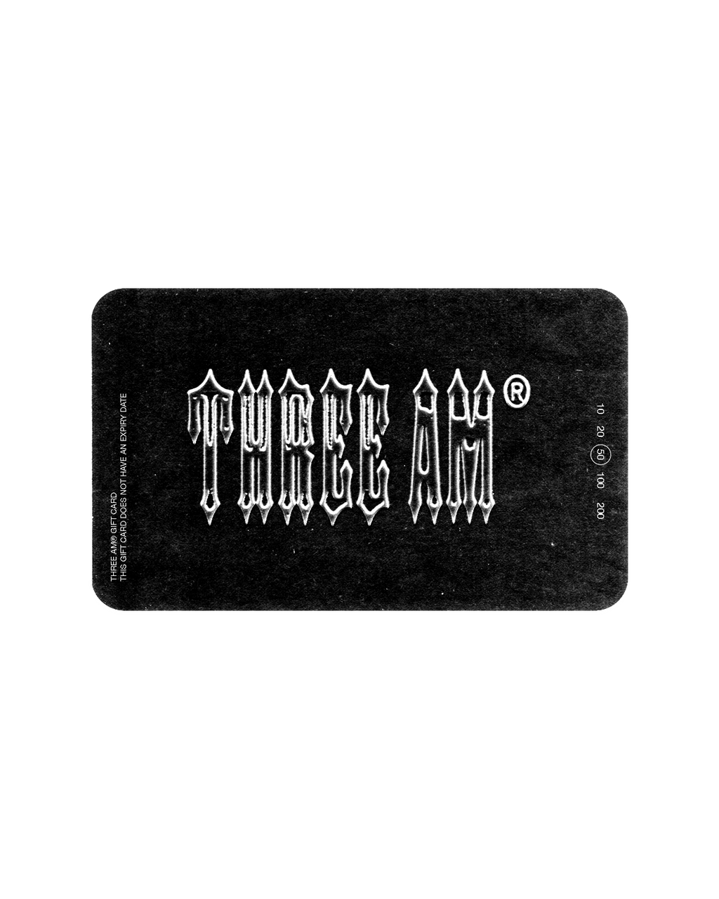 THREE AM® Gift Card - THREE AM® Store